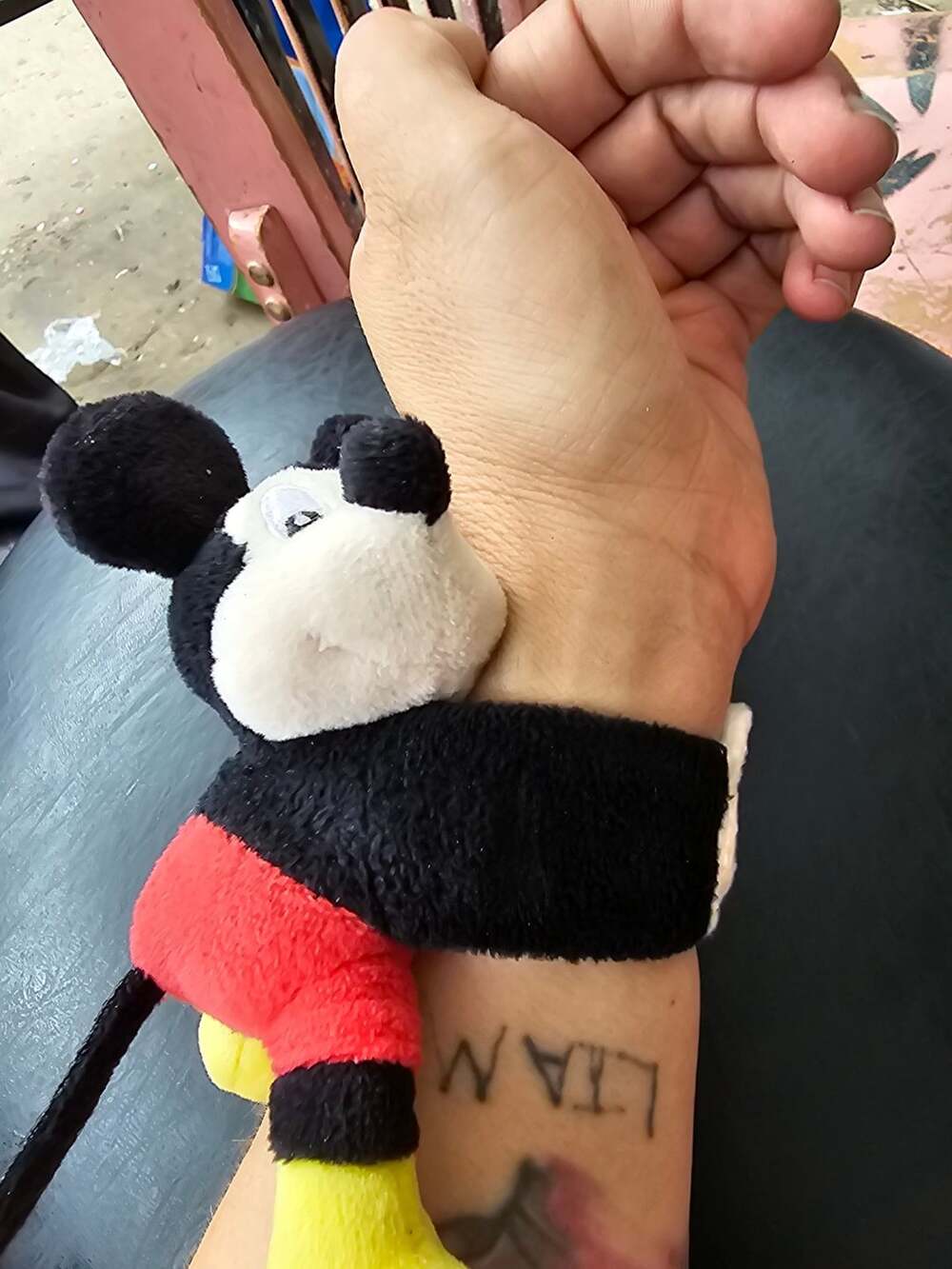 Bullsitoy Disney Mickey Mouse Slap Band Plush Stuffed Toy